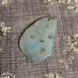 Cut Geode Necklace Pendant